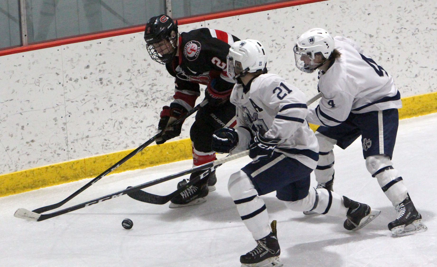 Chi-Hi boys hockey vs Hudson in Wisconsin Rapids 2-29-20